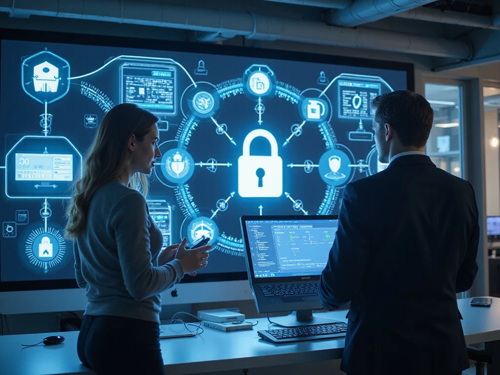 A10 Networks and McAfee technology in cyber security enterprise setting