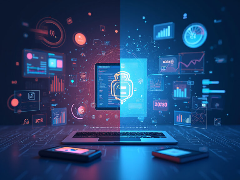 Comparative digital image of Adjust and Branch.io tech environments