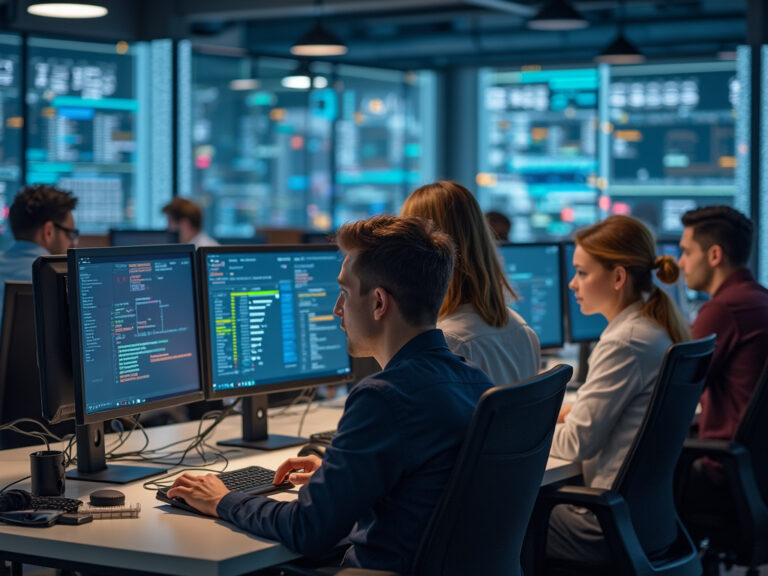 Team analyzing Branch.io Pricing strategies in a modern office environment