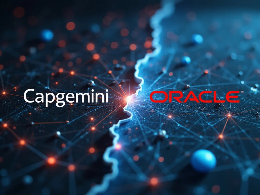 Comparative analysis image of Capgemini digital transformation and Oracle cloud services