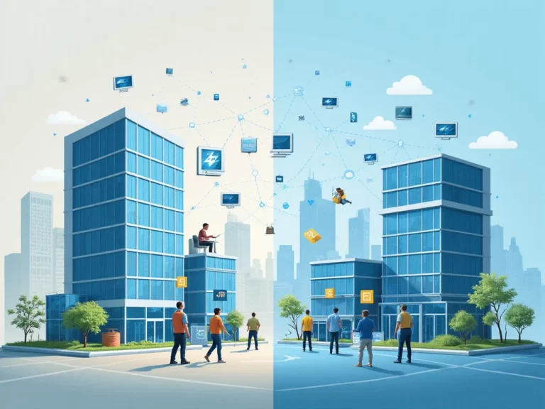 Comparative illustration of Capgemini and SAP corporate technology environments