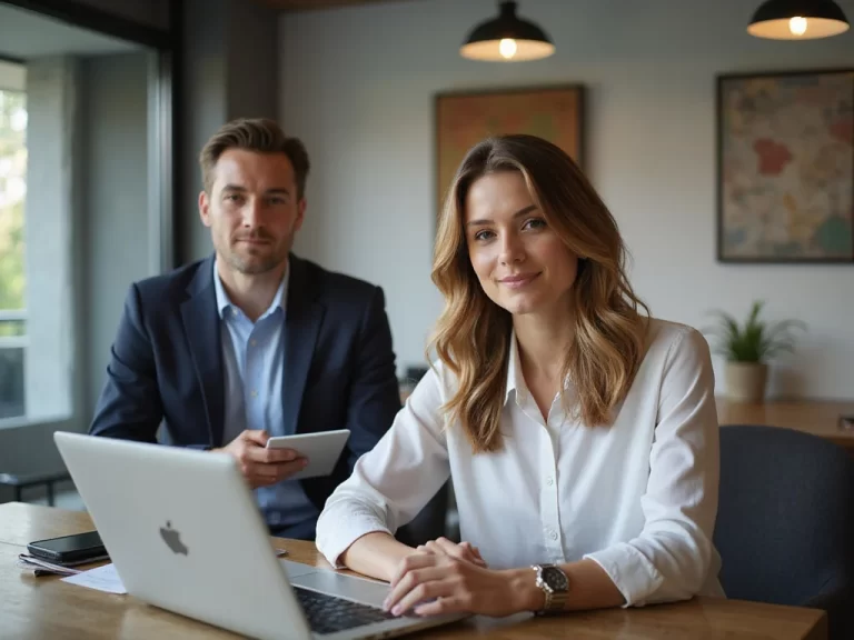 Accounting tools and laptop for cash flow management checklist