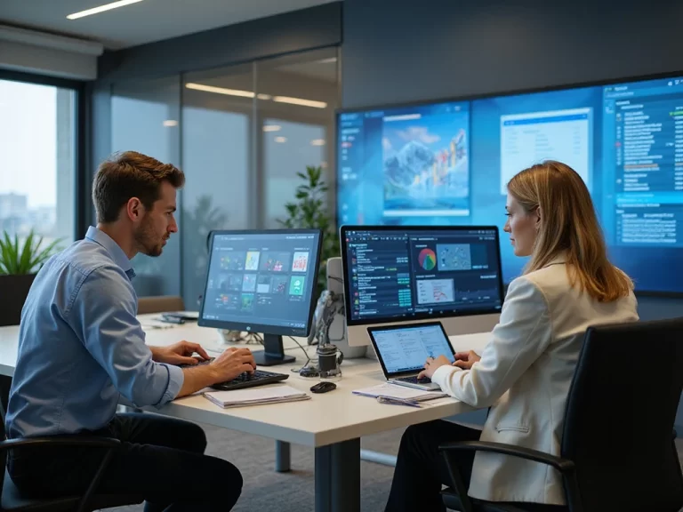 ConnectWise efficient workflow and robust SAP infrastructure in modern office setting
