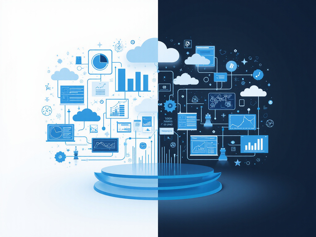 Abstract contrast of Dreamdata and Adinton products