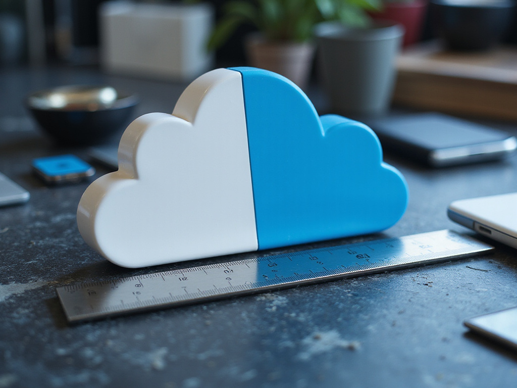 Dreamdata cloud and Ruler Analytics ruler on a tech-filled desktop