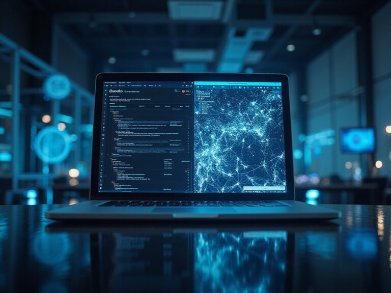 Factors.Ai and Adinton comparison in sleek technology-themed image