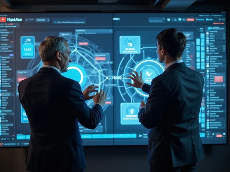 Cyber security experts representing Gigamon vs Rapid7 working interactively