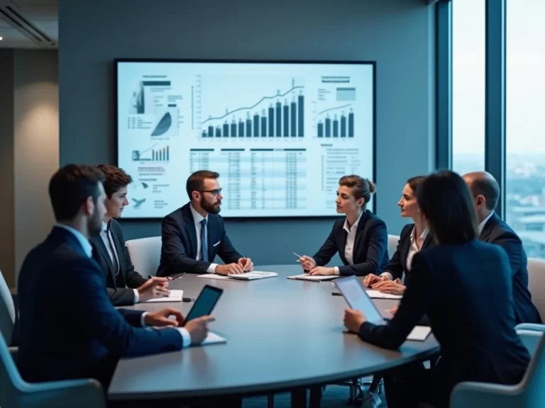 Professionals managing cash flow challenges in hotel chain management