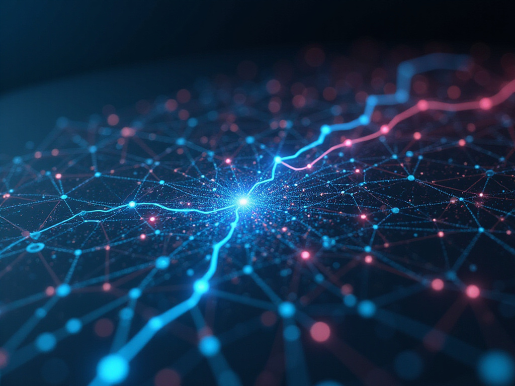 Abstract visualization of LeadsRx competitors in tech sector