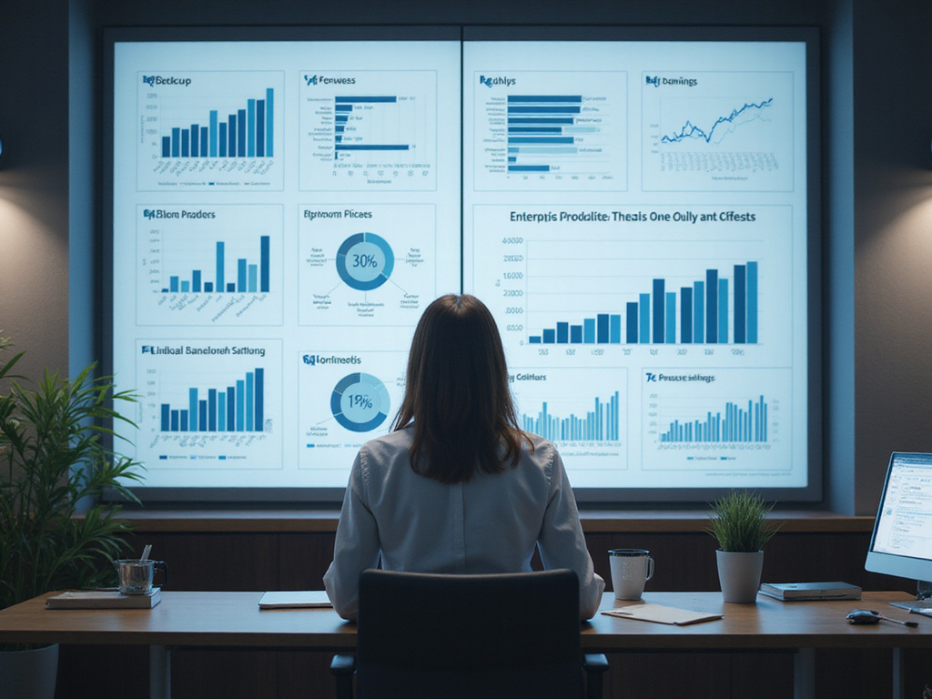 Professional analyzing Leadsrx Review through charts and diagrams