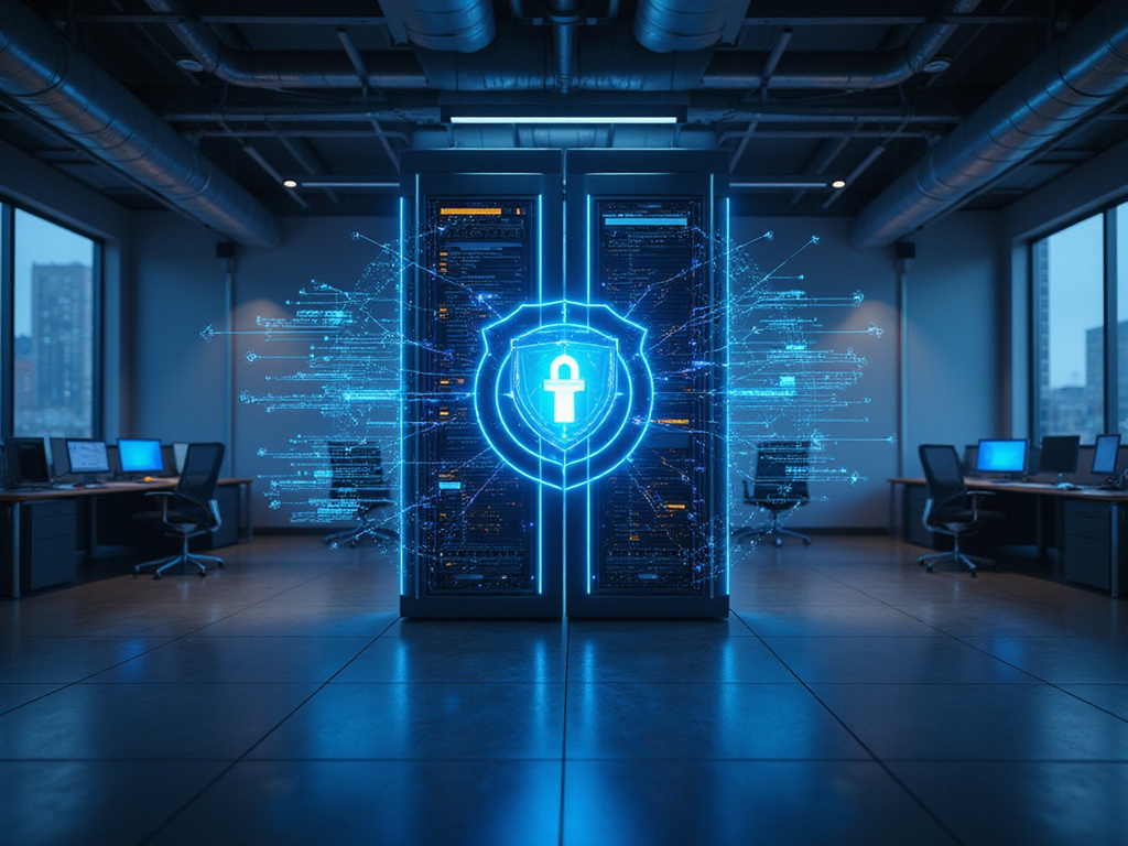OX Security server and ArmorCode tech devices in cyber security setting
