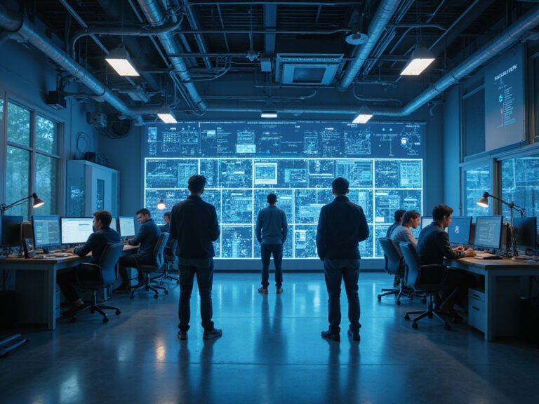 Palo Alto SD-WAN technology illustration with VPN and SASE integration