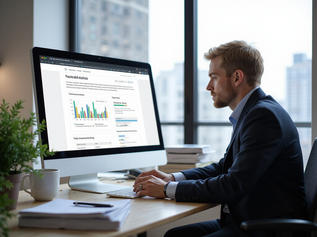 Professional examining Revsure Review on desktop in corporate setting