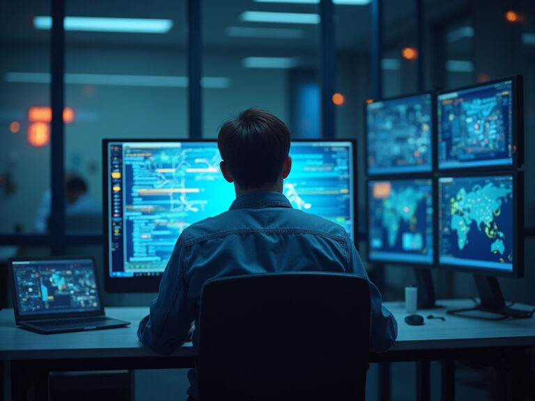 SASE concept illustration focusing on network security