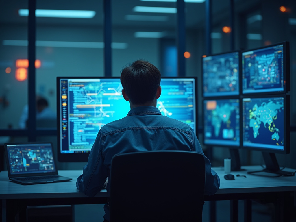 SASE concept illustration focusing on network security