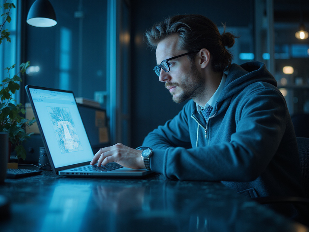 Cyber security service edge concept with technological trends and protection symbolism