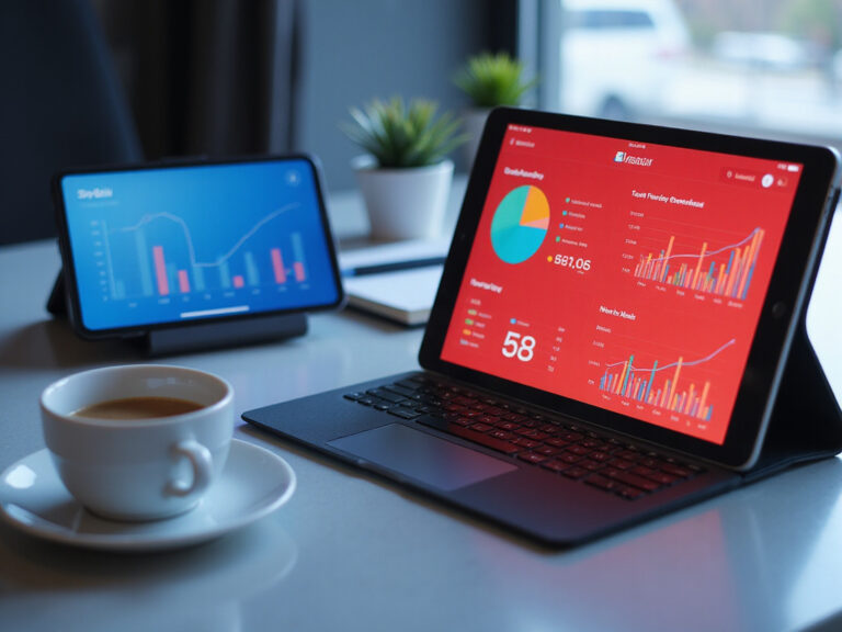 Singular vs Appsflyer software comparison on tech devices in office setting