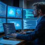 Tech professional using top 10 CNAPP tools for cloud security
