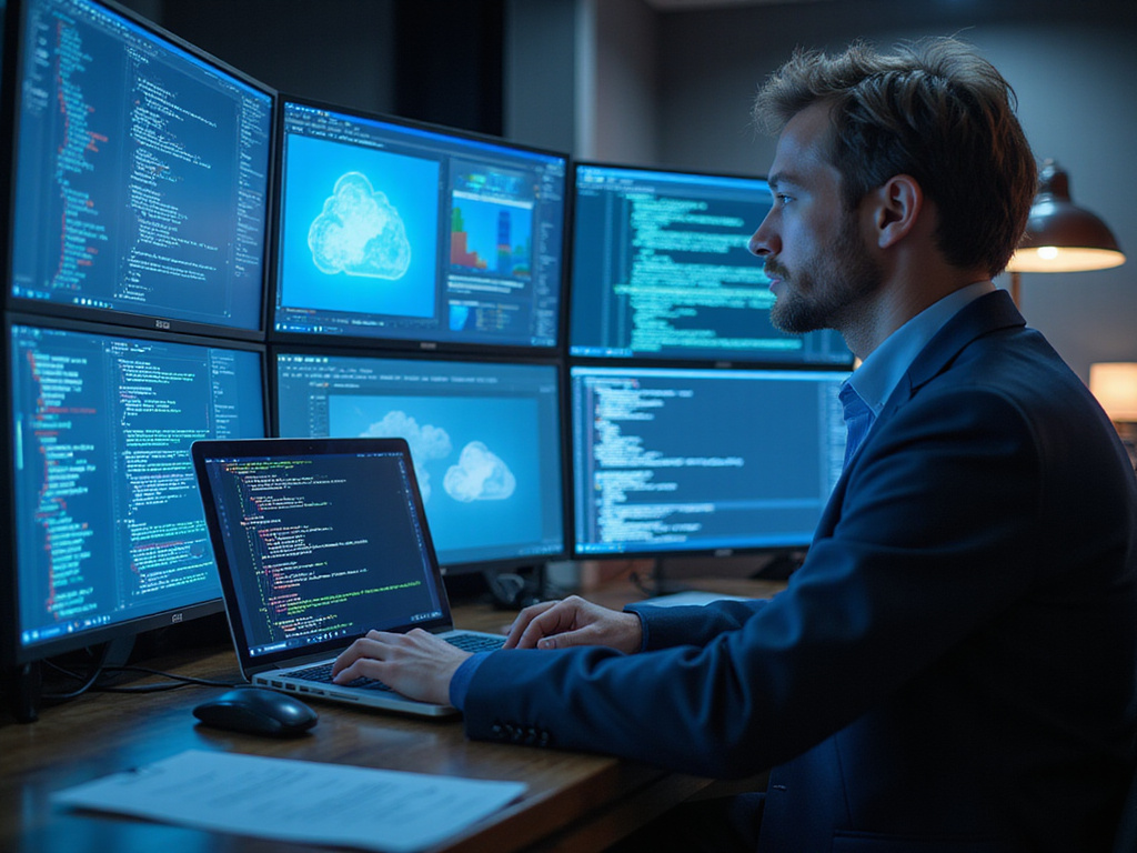 Tech professional using top 10 CNAPP tools for cloud security