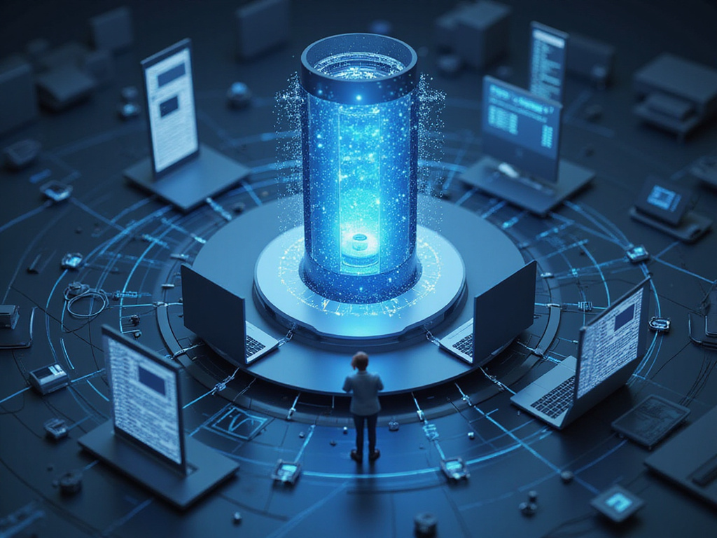 Secure server symbolizing multi-layered authentication in Zero Trust concept