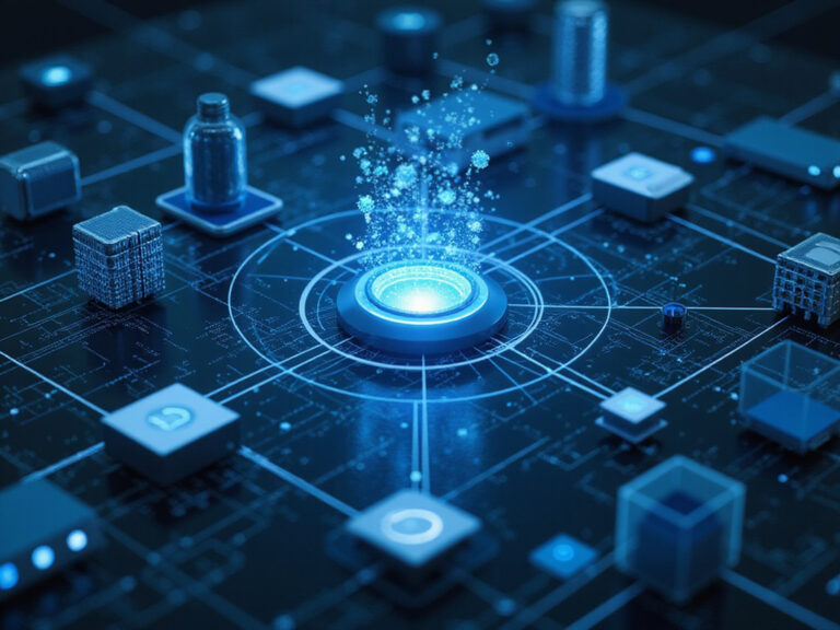 Futuristic Zscaler Zero Trust Exchange network architecture depiction
