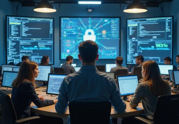 ZTNA as a Service exemplified in a high-tech control room